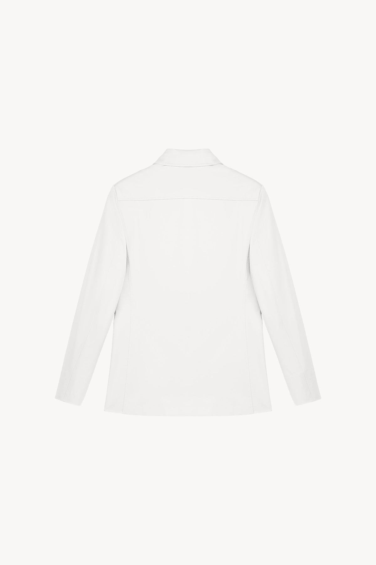 Veste chemise poche plaquee - Blanc Optique