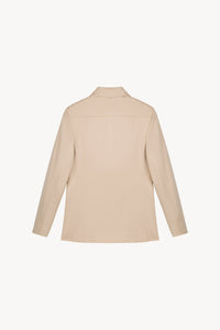 Veste chemise poche plaquee - Beige Moyen
