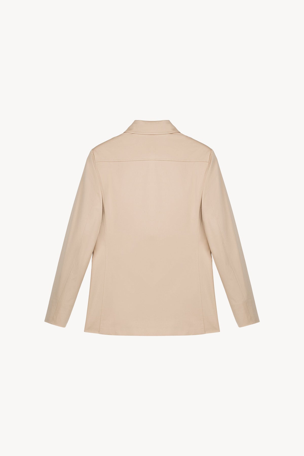 Veste chemise poche plaquee - Beige Moyen