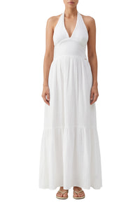 Robe halter Shay - White