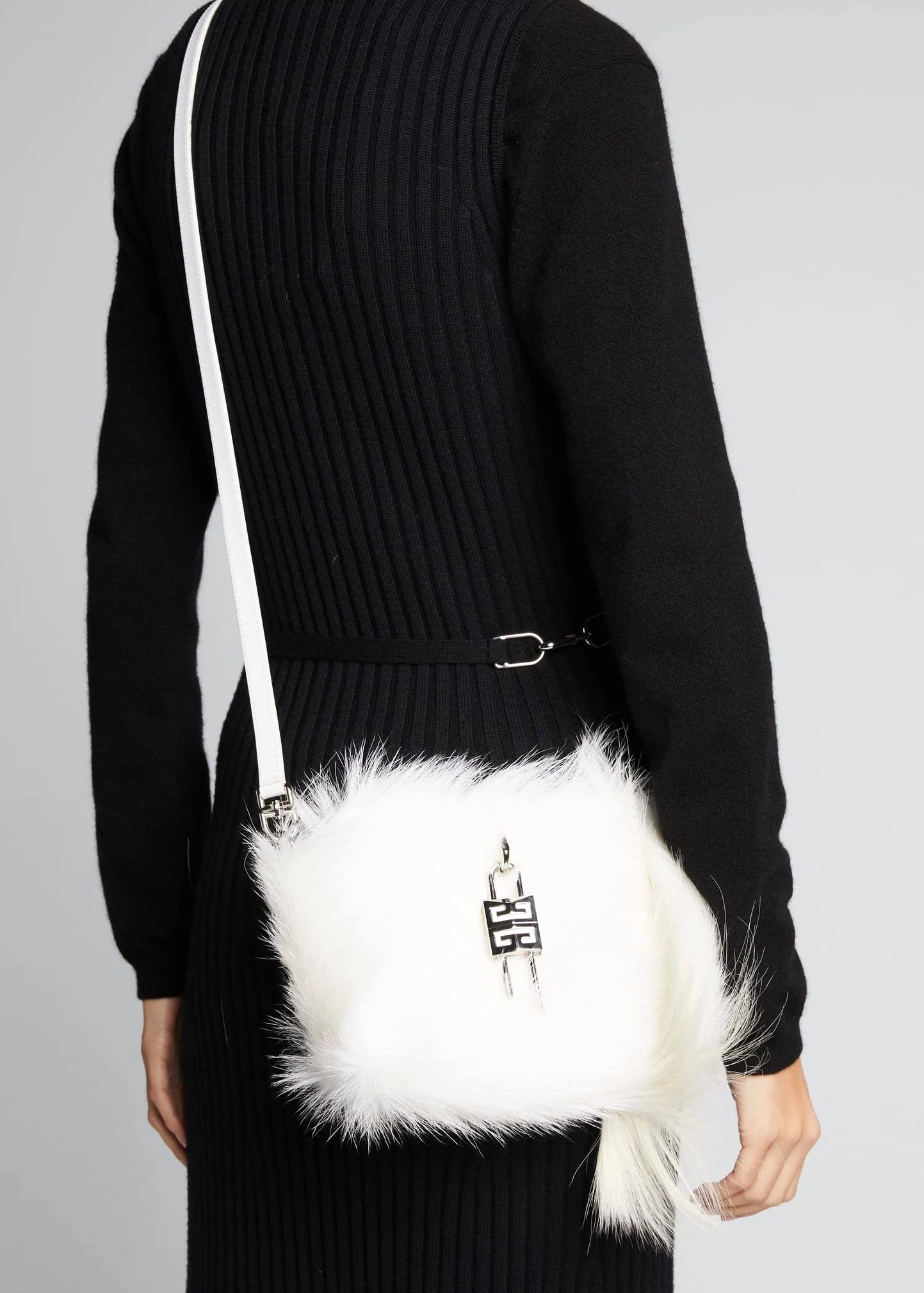 Sac Antigona Lock en springbok - Ivory