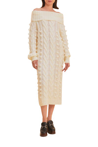 DJV_Off White Robes midi - Off White