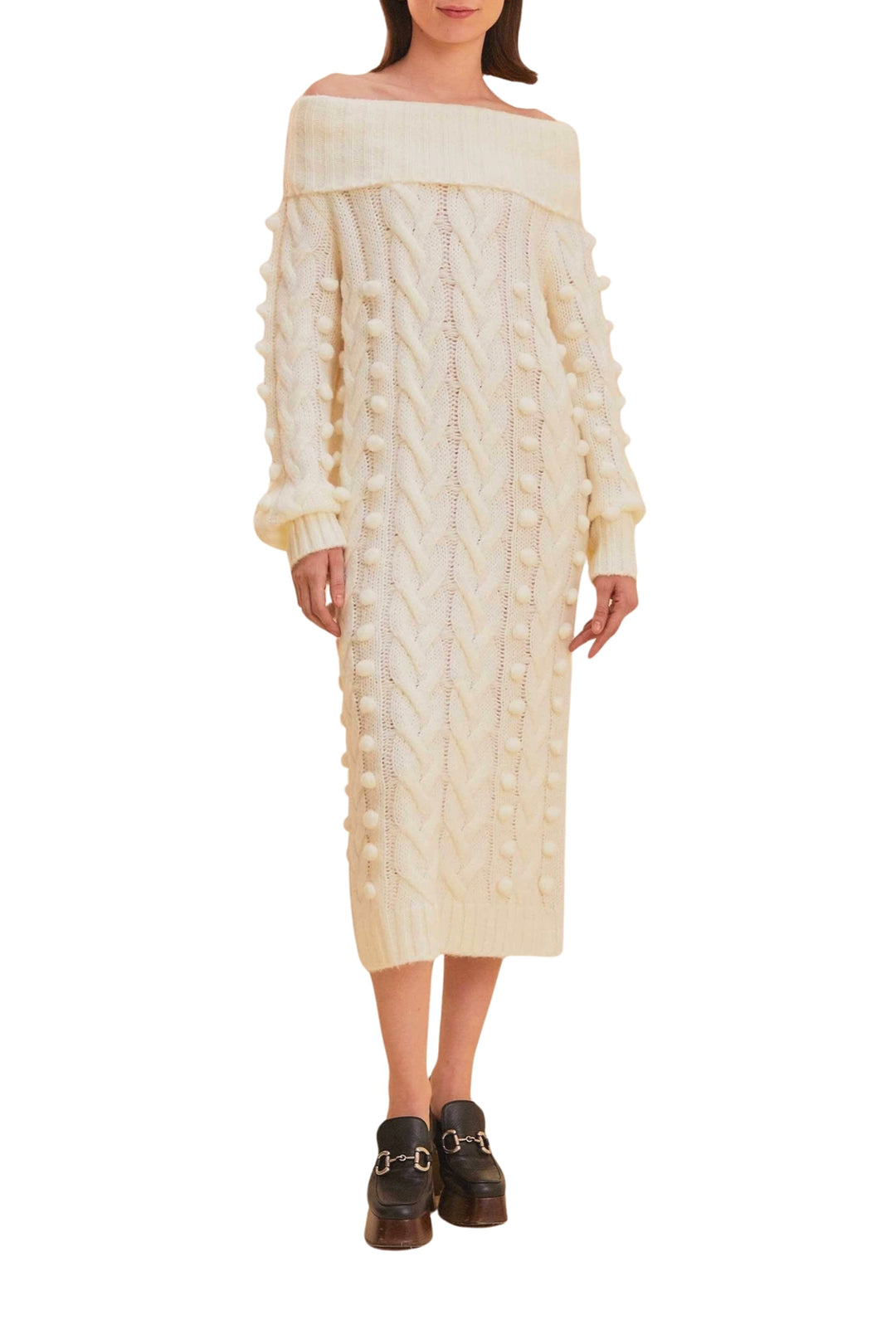 DJV_Off White Robes midi - Off White