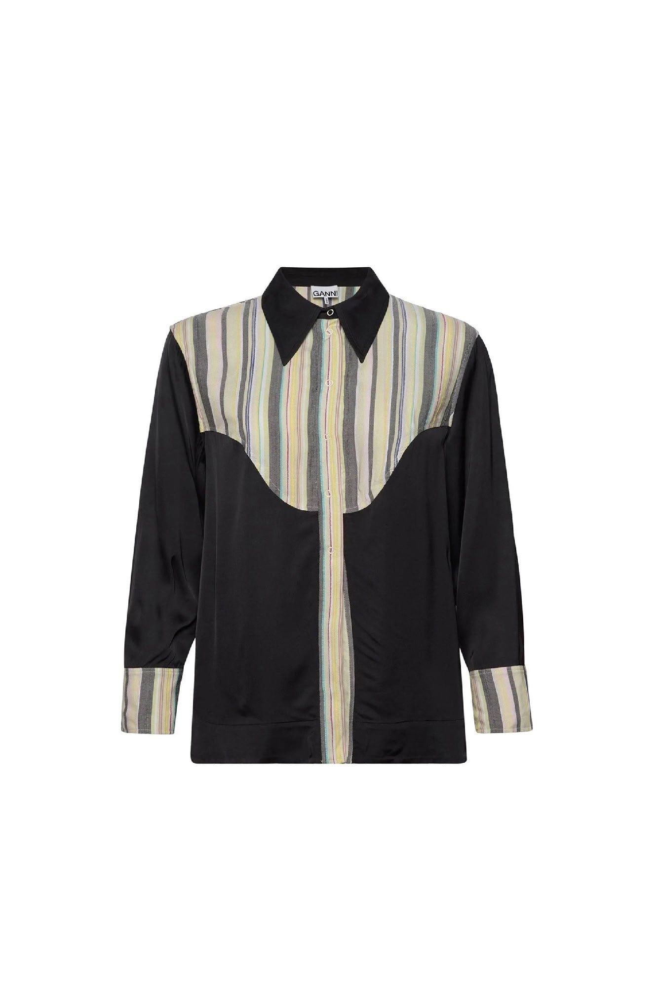 Chemise à rayures Mix Slub - Lily Green