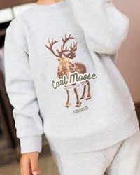 Sweatshirt Smily en coton - Gris Chine