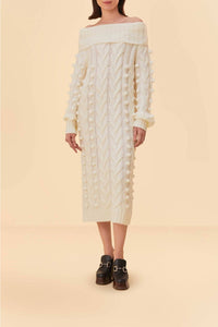 DJV_Off White Robes midi - Off White