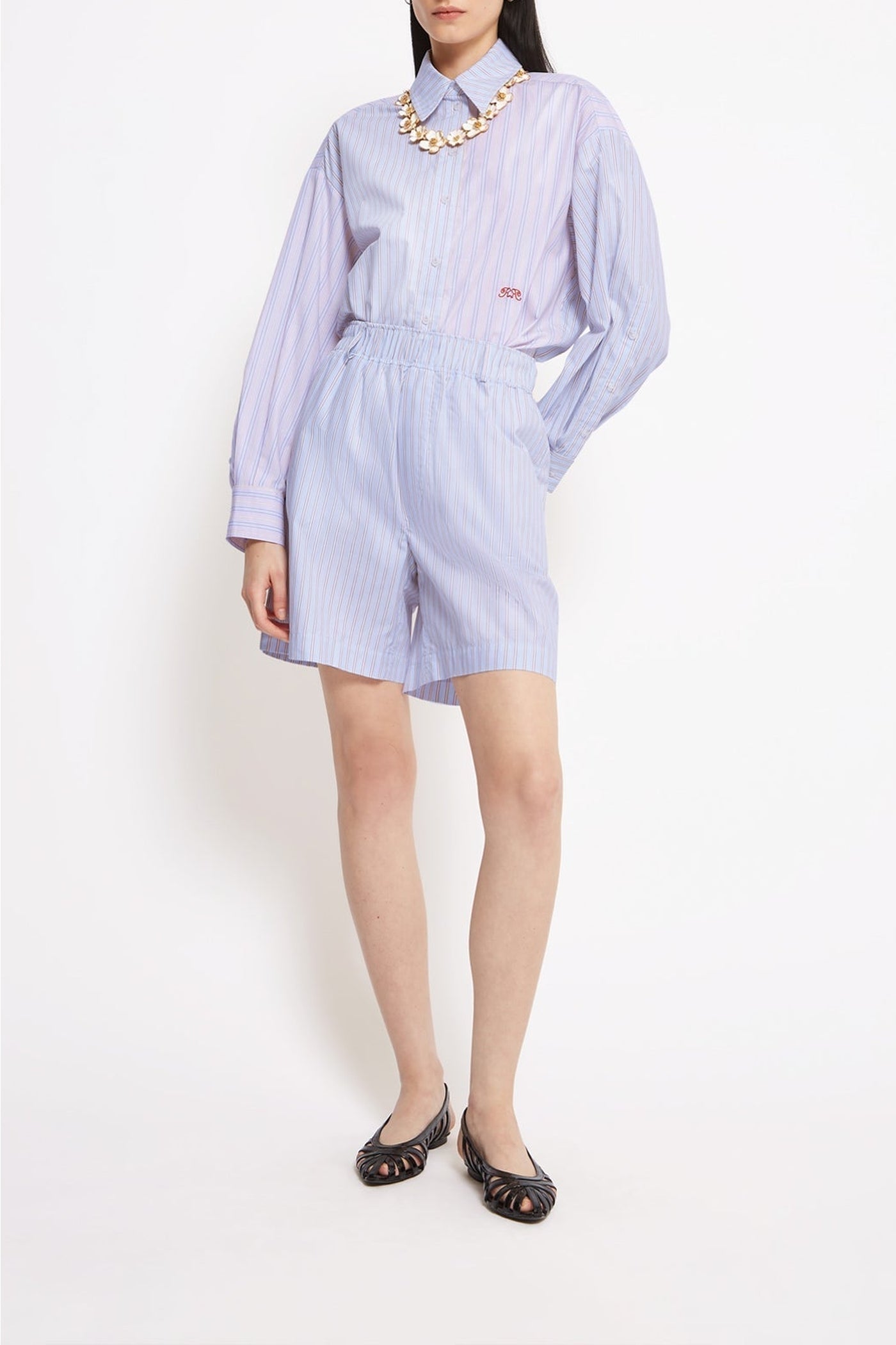 Short Arlo en coton - Ciel