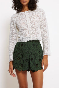 Short taille haute Suzy - Green