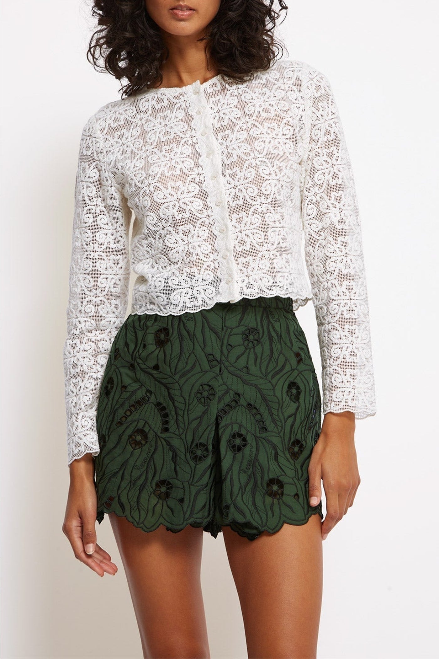 Short taille haute Suzy - Green