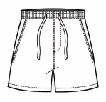 TEXTURED TERRY SHORTOFF WHITE