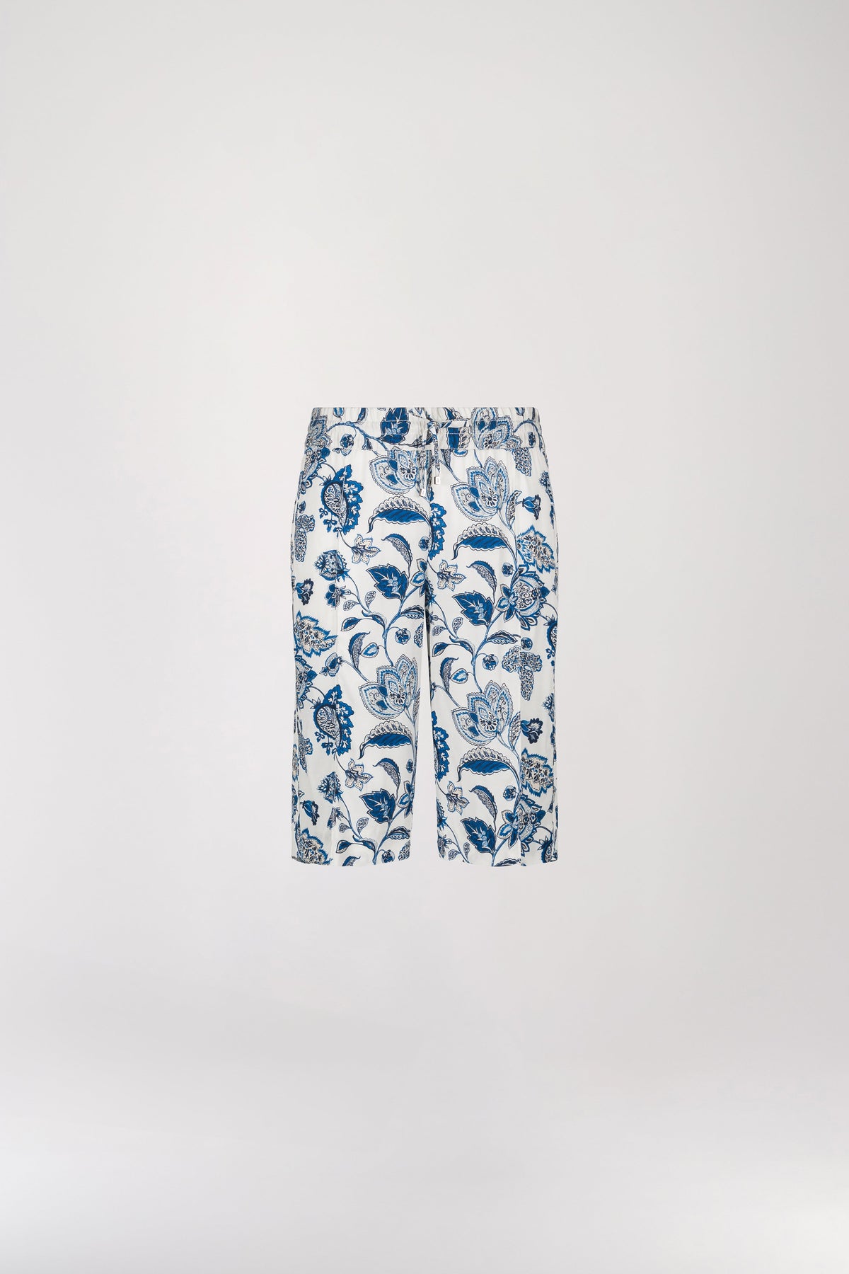 Bermuda fluide avec elastique - Bleu Moyen