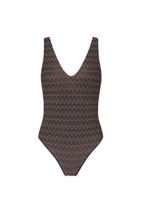 Maillot de bain une pièce Safi - Kaki