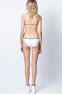 Haut de maillot de bain Whitehaven - Blanc