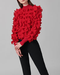 Pull Sidaline à volants - Tango Red