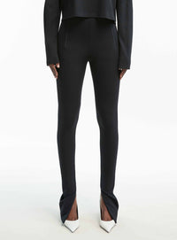Side Zip Legging - Black