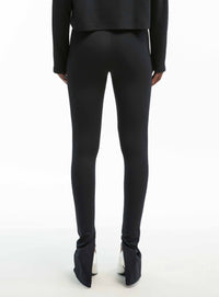 Side Zip Legging - Black
