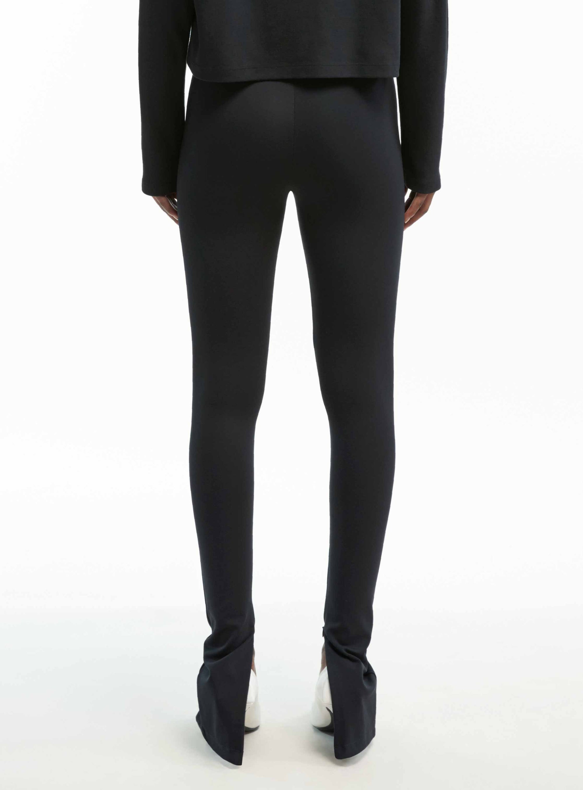 Side Zip Legging - Black