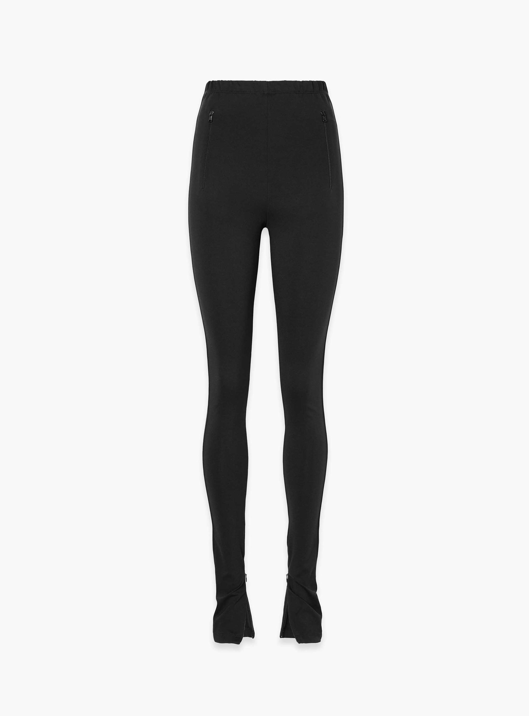 Side Zip Legging - Black