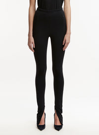 Side Zip Legging - Black