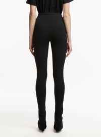 Side Zip Legging - Black