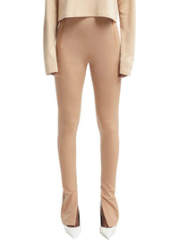 Side Zip Legging - Camel
