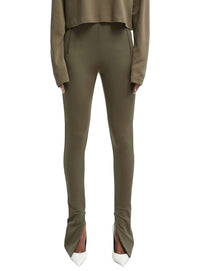 Side Zip Legging - Military