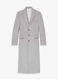 Single Breasted Coat - Grey