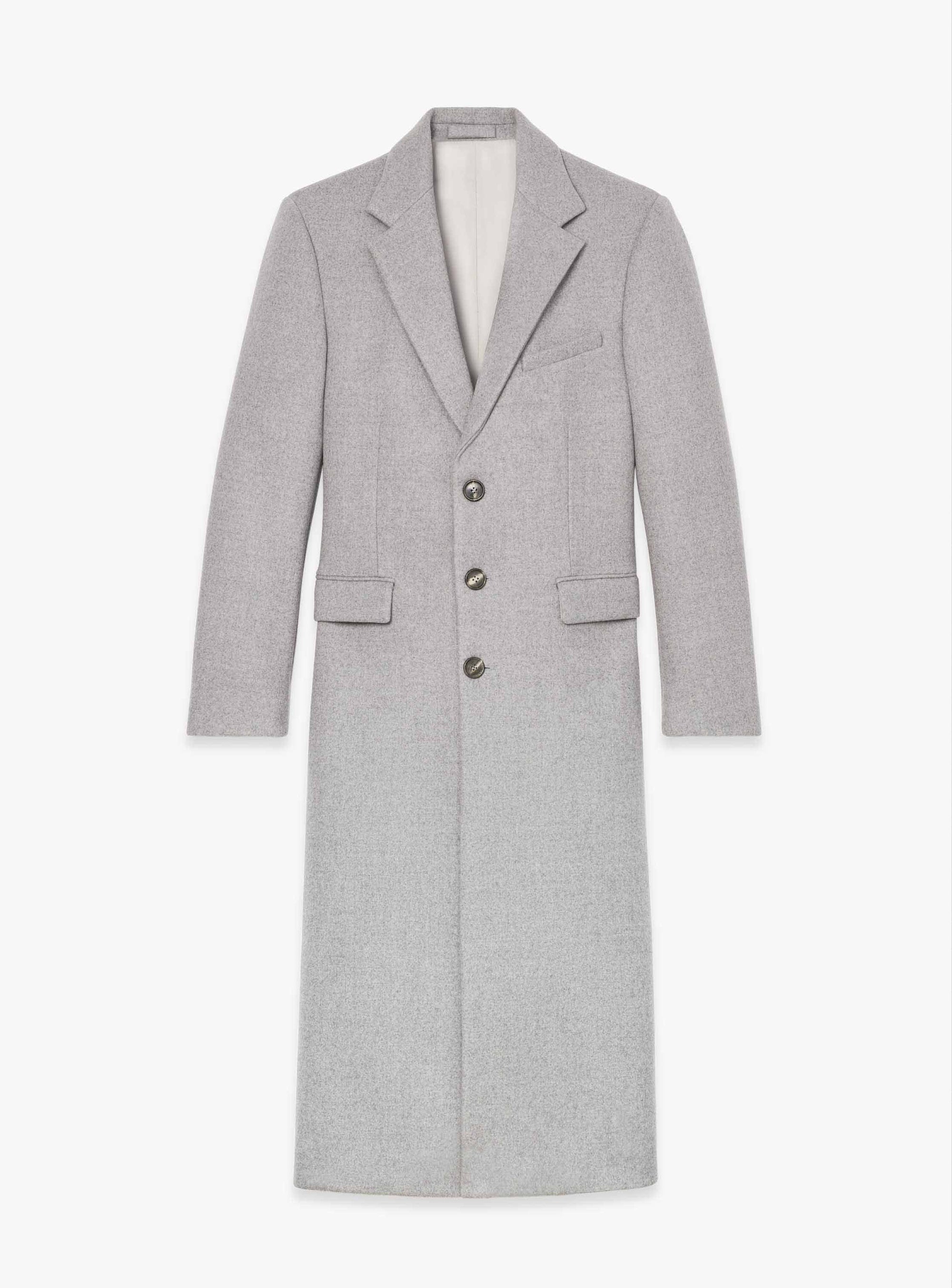 Single Breasted Coat - Grey