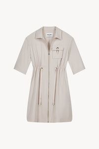 Robe courte style surchemise - Beton