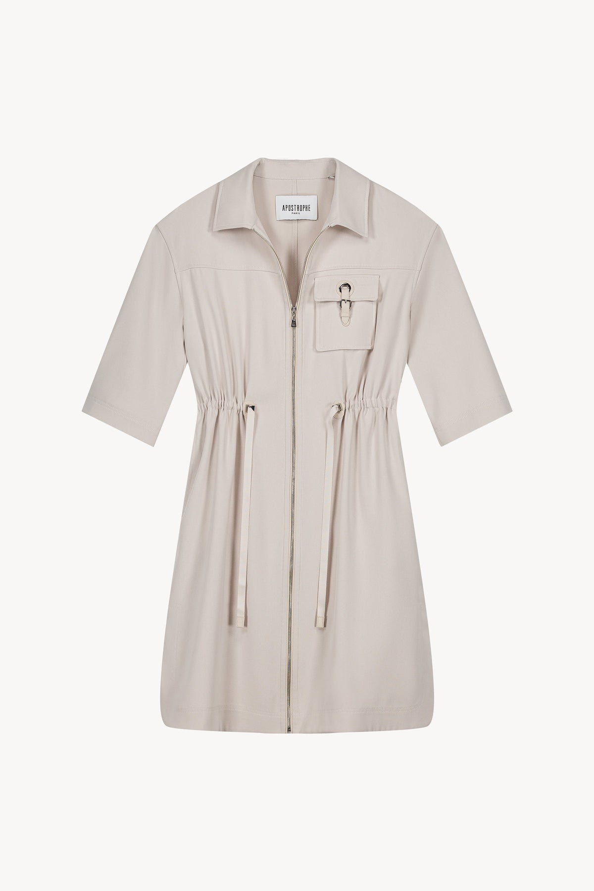 Robe courte style surchemise - Beton