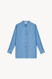 Chemise droite - Bleu Denim