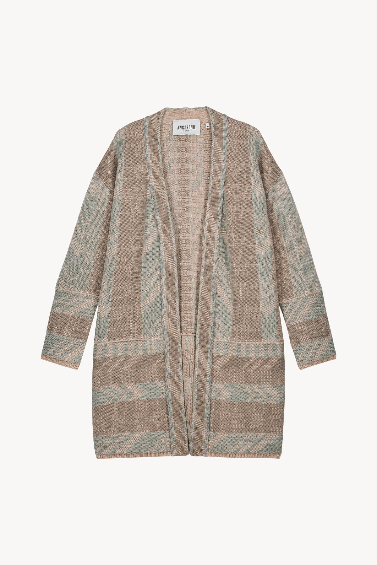 Manteau kimono - Beige Clair