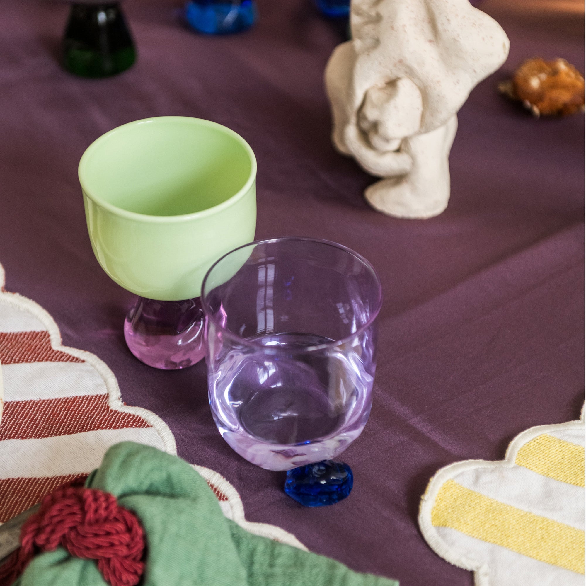 Bleu Pied Rose Verres - Bleu Pied Rose