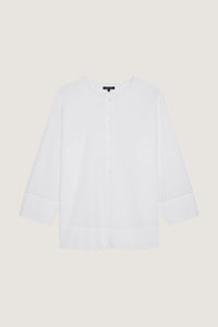 BLANC _ Chemise Wasabi en coton - Blanc