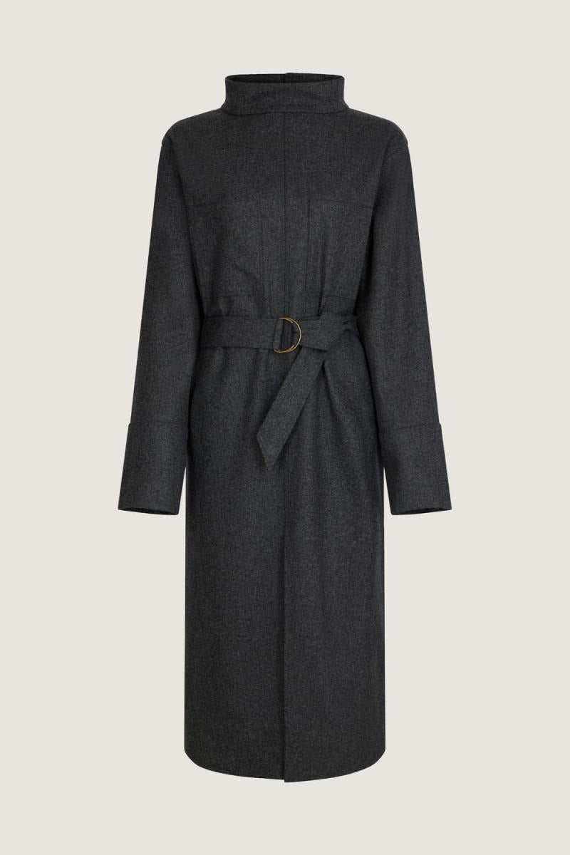 GRIS _ Robe Varina en laine - Gris