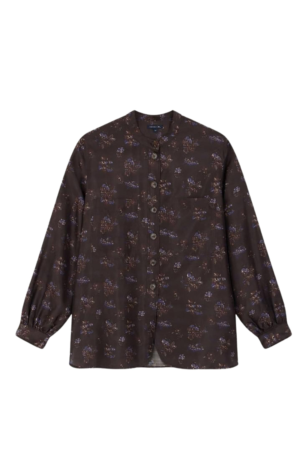 PRUNE/BLEU BLOUSE LAURE