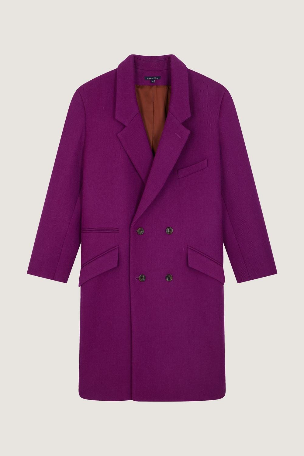 FUSHIA _ Manteau Wadden en laine - Fushia