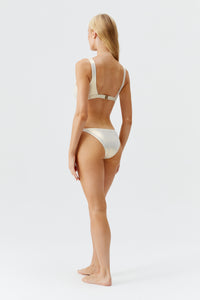 Sorrento Iridescent Bralette Bikini Top - Gold