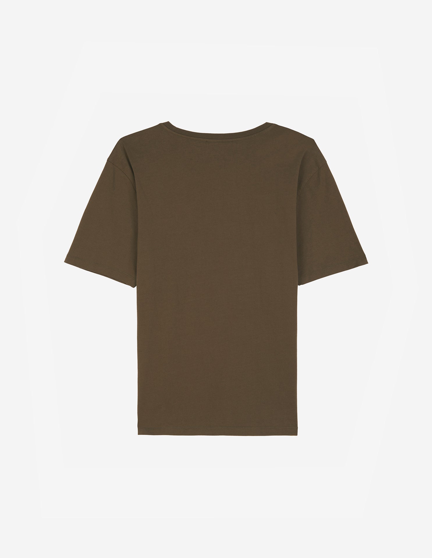 T-shirt with embroidered patch - Khaki