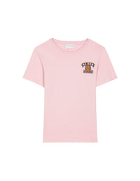 T-shirt avec écusson brodé - Pale Pink
