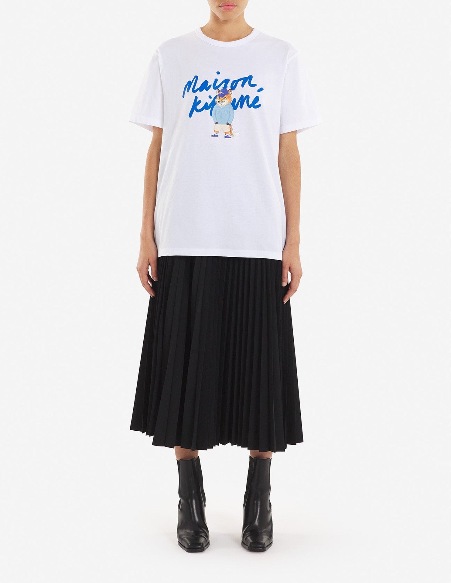 T-shirt with print - White