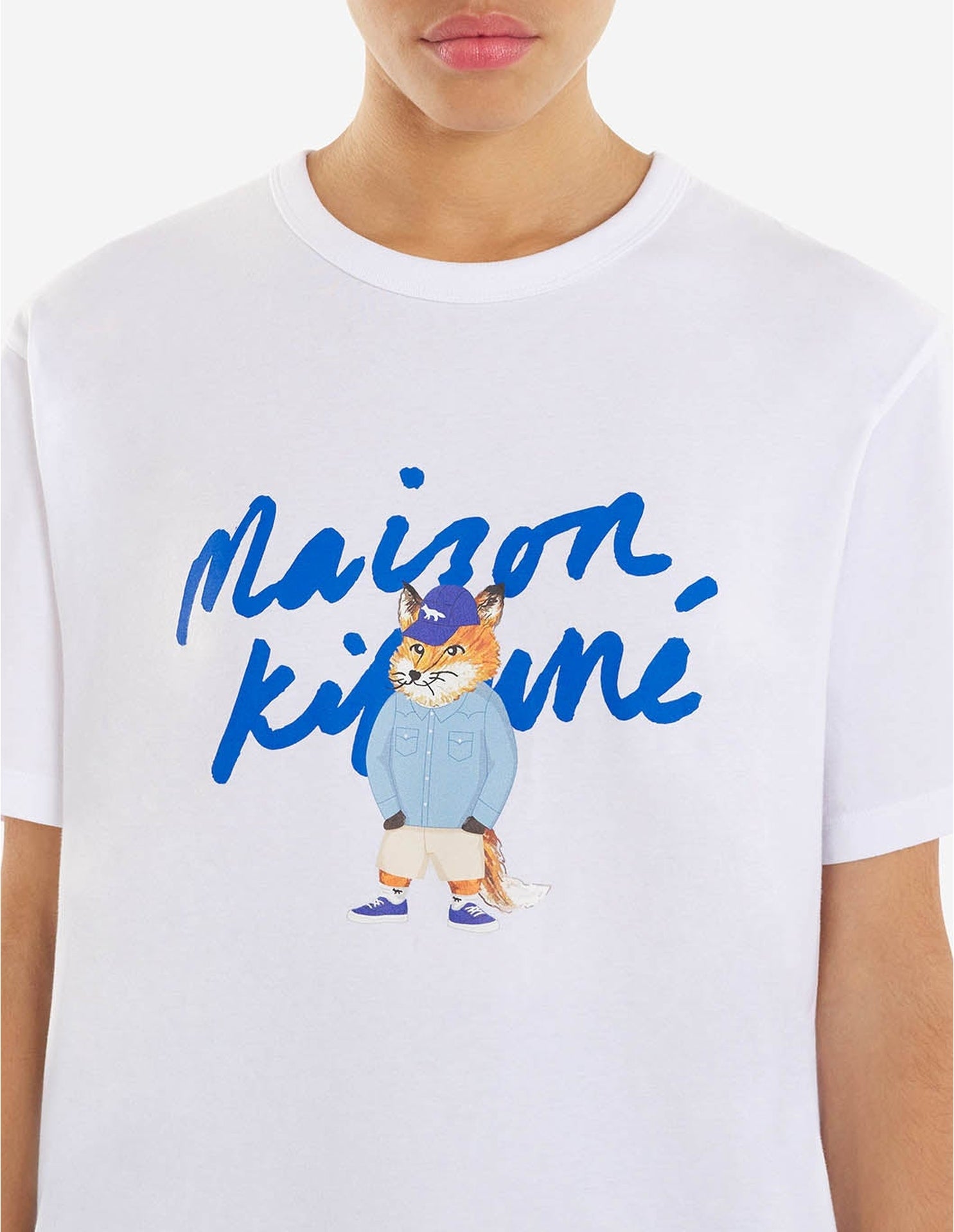 T-shirt with print - White