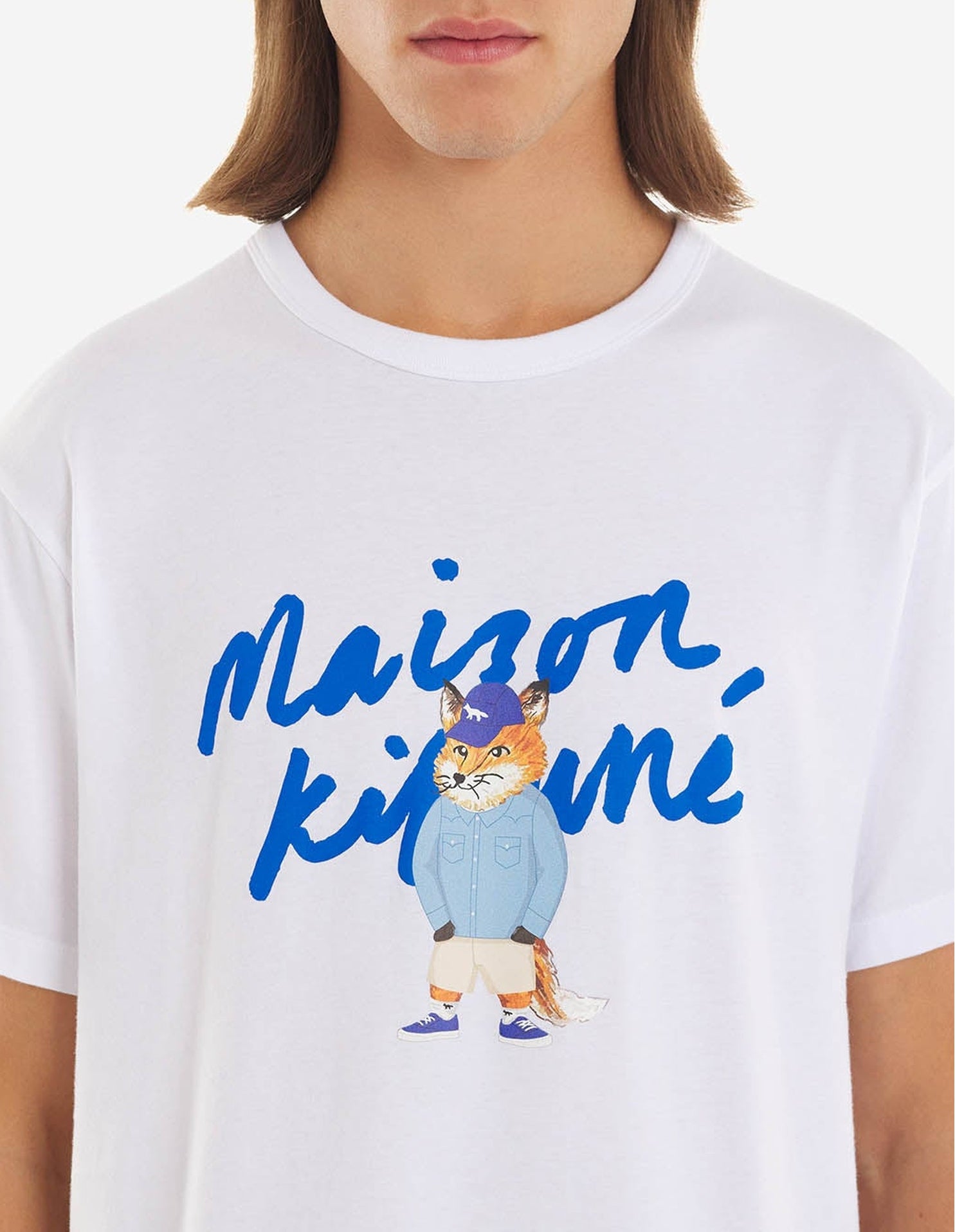 T-shirt with print - White