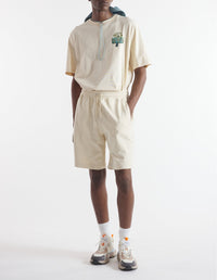 Oversized tracksuit shorts - Paper