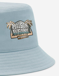 Printed Bob with stitching - Seafoam Blue