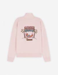 Sweatshirt à col rond zippé - Milkshake