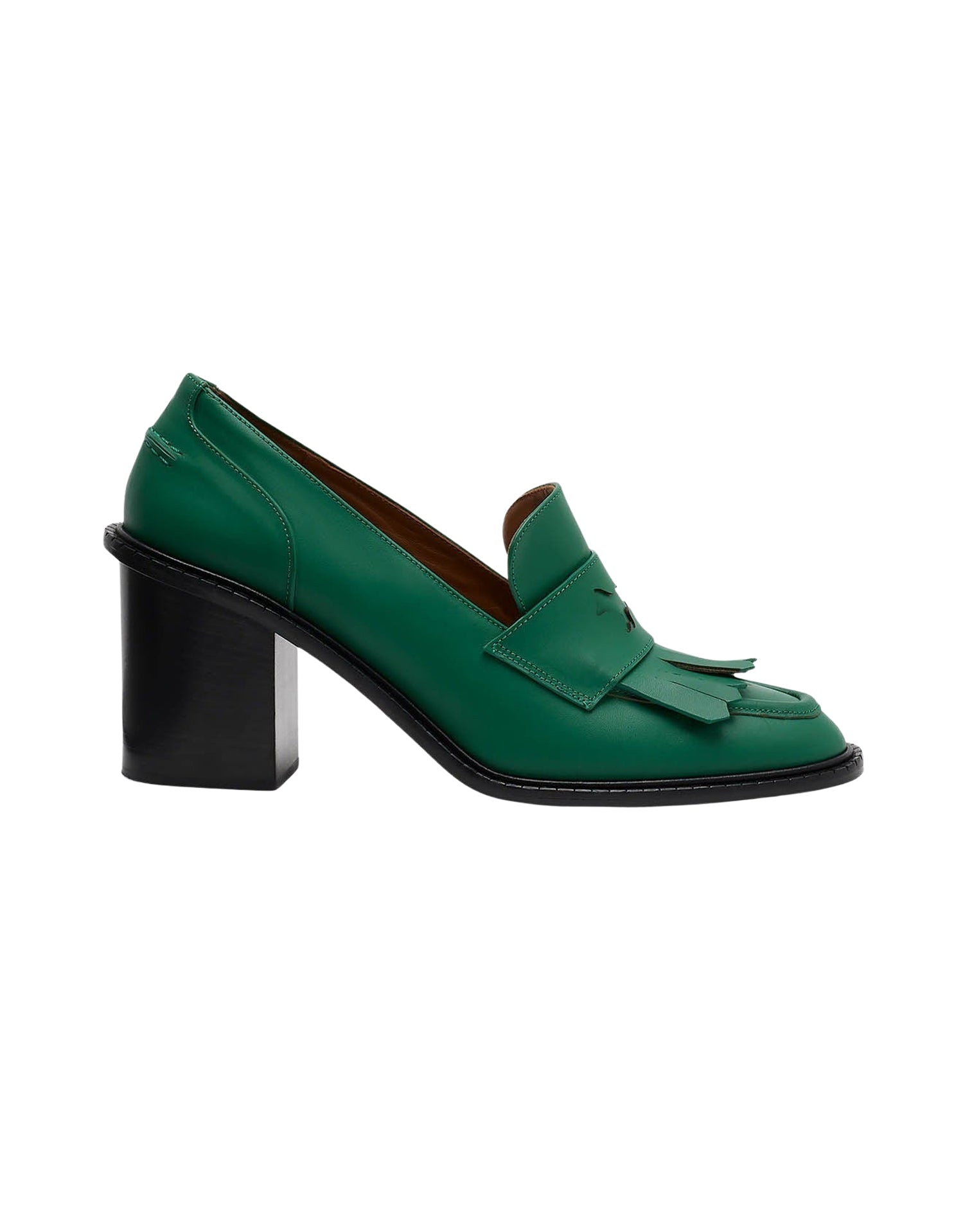 Mocassins Maison Kitsuné x ATP Atelier en cuir - Deep Green