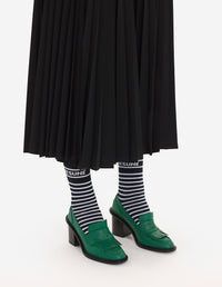 Mocassins Maison Kitsuné x ATP Atelier en cuir - Deep Green