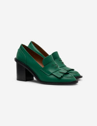 Mocassins Maison Kitsuné x ATP Atelier en cuir - Deep Green