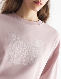 Sweatshirt avec borderie - Snapdragon
